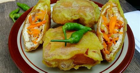 Cara membuat tahu isi (tahu bunting) pedas - Yeni helda.com
