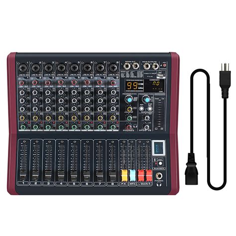Buy 8 Channel Professional Mono Audio Mixer Phenyx Pro Sound Board W