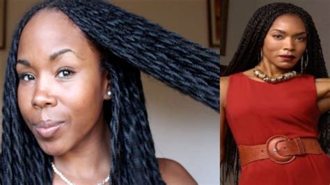 A lot of us now realize that the fastest way to get to long healthy hair of our own is through protective styling. Simple Protective Twists (Angela Basset Inspired Braids ...
