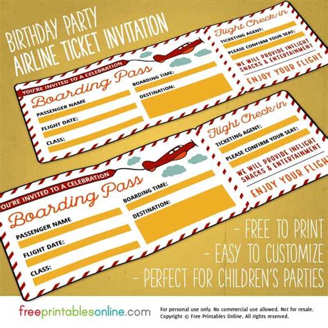 37 Customizable Birthday Invitations Free Printables