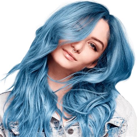 Denim Blue Hair Color