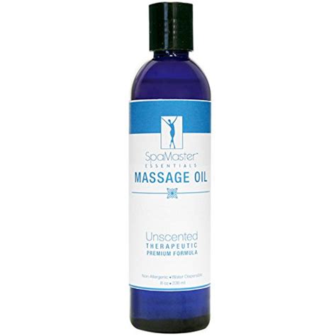 Master Massage Superior Grade Massage Oil Unscented And Water