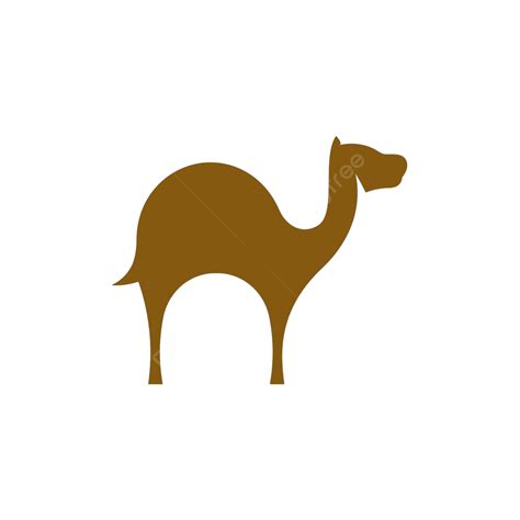Camel Icon Vector Illustration Cartoon Dromedary Wildlife Vector