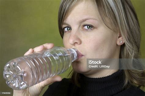 Girl Drinking Water Stock Photo Download Image Now 20 29 Years