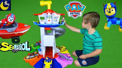 My Size Lookout Tower Paw Patrol Toys And Sea Patrol Marshall Chase