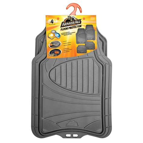 Armor All Grey Rubber Interior Floor Mat (4-Piece)-78841 - The Home Depot