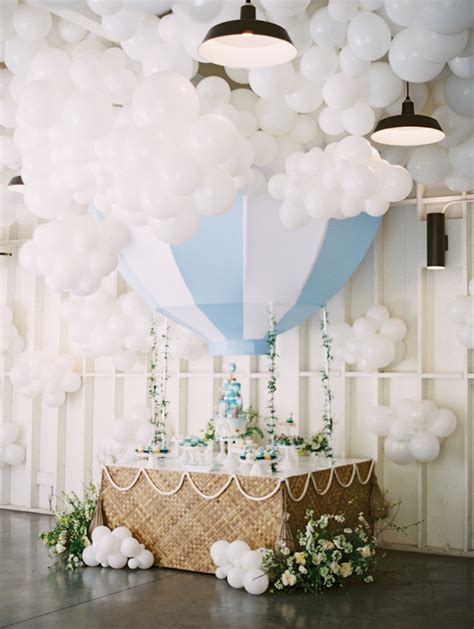 Hot Air Balloon Dessert Table For An Amazing 1st Birthday Party