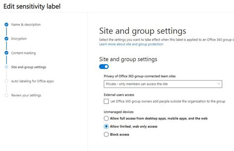 Use Sensitivity Labels With Microsoft Teams Microsoft 365 Groups And Reverasite
