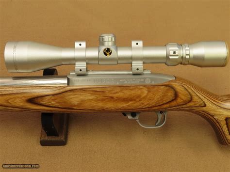 2002 Ruger Stainless Model 1022 Target Rifle In 22lr W Simmons Scope