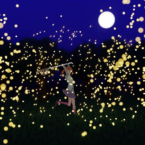 Catching Fireflies At Night Галерија слика