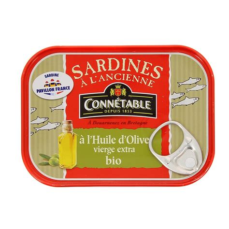 Livraison Domicile Connetable Sardine L Huile D Olive Bio G