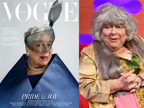 Miriam Margolyes 82 Poses Topless On Vogues Pride Month Cover