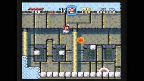 Super Mario World Forest Fortress Lava Flying Youtube