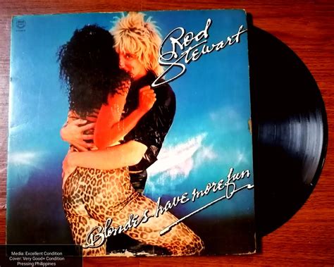 Rod Stewart Blondes Have More Fun Vinyl Record Original Vinyl Records