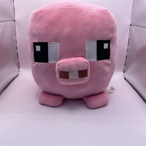 Minecraft Pig Plush Toy 10 Inch Mojang Studios Mattel Ebay