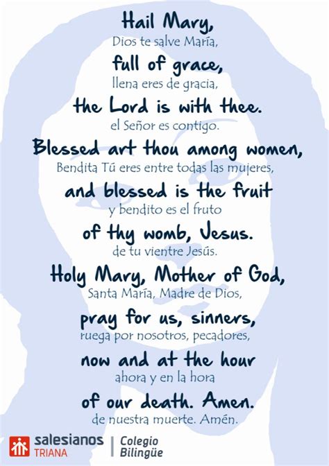 Rezamos El Padre Nuestro Y El Ave María En Inglés Oracion Para La