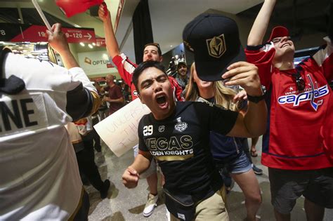 Knights Fans Swarm T Mobile Arena For Stanley Cup Game 1 — Photos Golden Knightsnhl Sports
