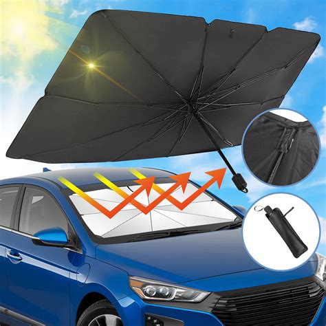 Tsv Car Windshield Sunshade Umbrella Auto Front Window Protector Sun