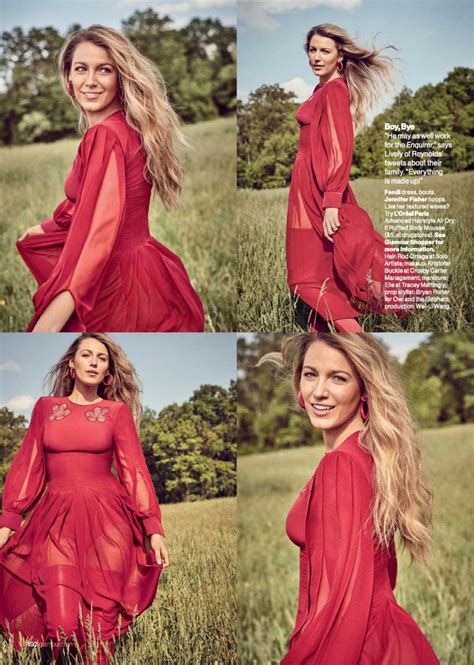 Blake Lively Glamour Magazine September 2017 Issue