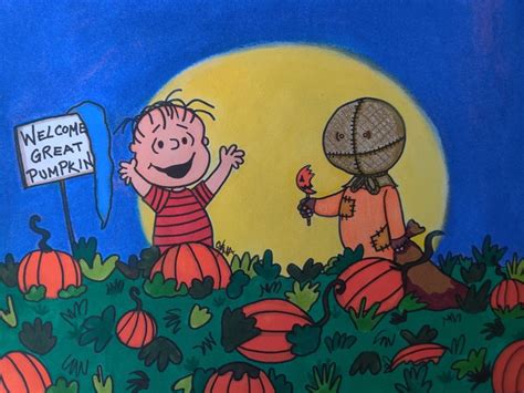 Linus And Sam Whimsical Art Great Pumpkin Instagram Photo