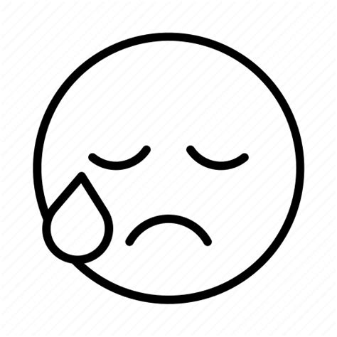 Crying, crying face, emoji, smileys, tears icon - Download on Iconfinder