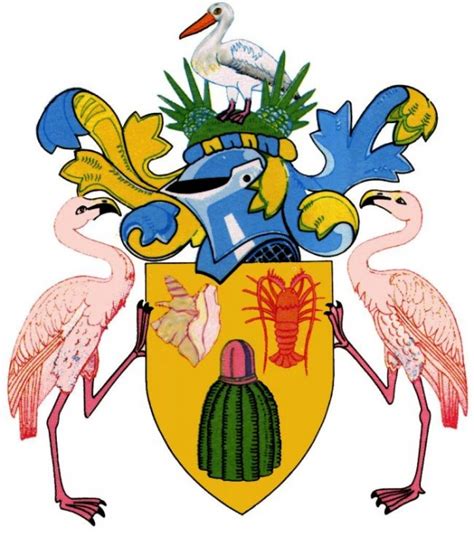 Turks And Caicos Islands Coat Of Arms Crest Of Turks And Caicos Islands