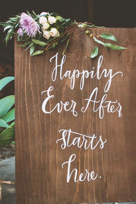 Happily Ever After Starts Here Sign Simply Style Co