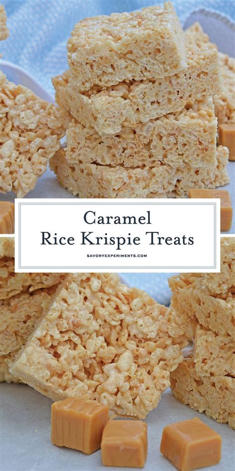 Caramel Rice Krispie Treats Are A New Twist On An Old Favorite These