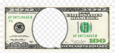 Blank Hundred Dollar Bill Hd Png Download 957x3963028396 Pngfind
