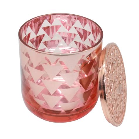Luxury 8 5oz Copper Container Unique Candle Jars With Gold Lid Candle Containers With Metal Lids