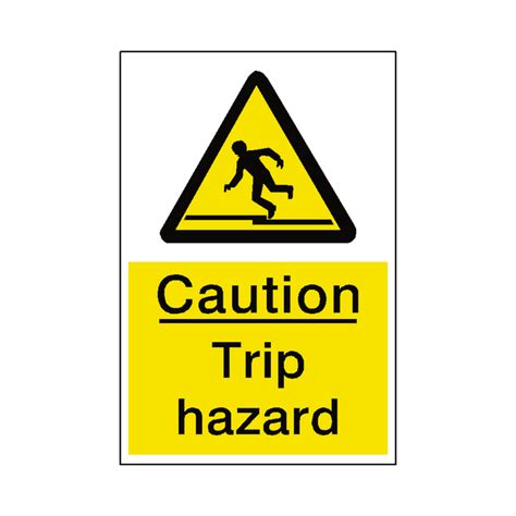 Trip Hazard Sign Safety Uk
