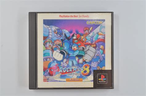 Complete Japanese Rockman 8 Mega Man Metal Heroes Playstation 1 Ps1