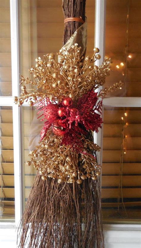 Holiday Cinnamon Broom By Marys4everflowers On Etsy 2000 Joy