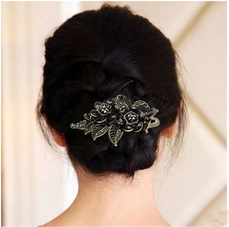 buy fashion hair clips for women vintage rose style hairpins for women hair