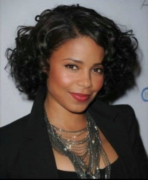 sanaa lathan curly hair styles short weave hairstyles best short haircuts