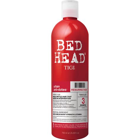 TIGI Bed Head Urban Antidotes Resurrection Shampoo 750ml Free