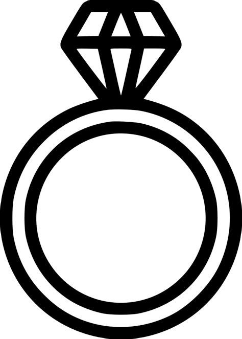 Download Engagement Ring Silhouette at GetDrawings | Free download