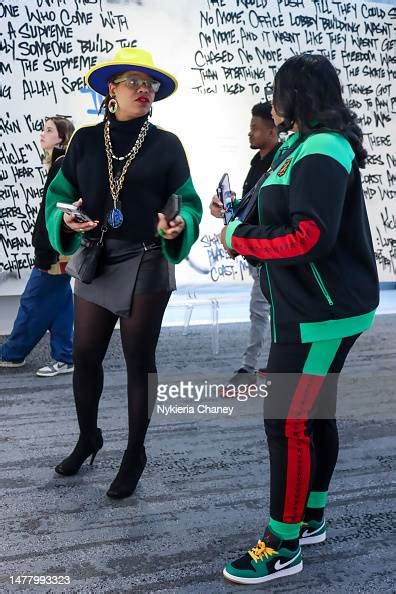 Guest And Sonya Martin Attend The 50 Years Of Hip Hop Fashion