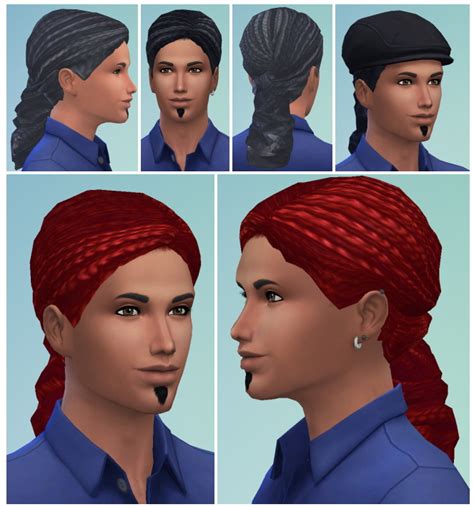 Dread Curls Bun Male At Birksches Sims Blog Sims 4 Updates