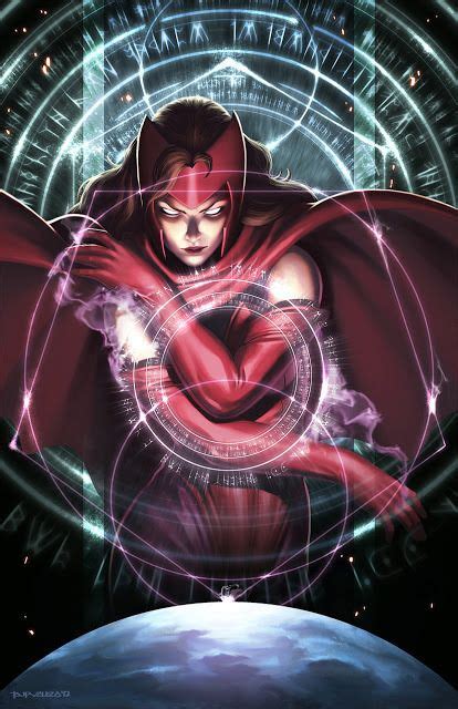 Comic Book Ladies Scarlet Witch By Brian Valeza Scarlet Witch