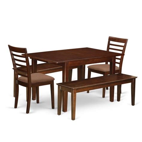 Dawson bronze dining room set with round table. Dinette Set - Small Dining Tables & 2 Chairs with Solid Wood Seat Plus 2 Benches - 5 Piece ...