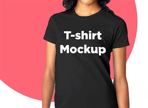 Black and white t shirt template free png transparent layer material. T-Shirt Mockup Free PSD Template 2020 - Daily Mockup