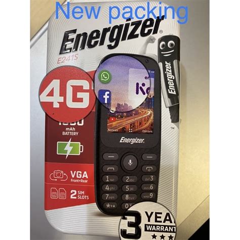 Energizer E241s Whatsapp 4g Ltewifi Energy Ori Internet Smart Feature