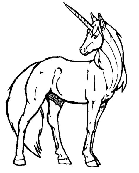 Unicorn ready to fly a4. Print & Download - Unicorn Coloring Pages for Children