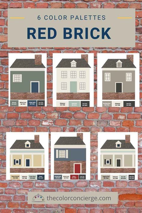 20 Red Brick And Siding Color Combinations Homyhomee
