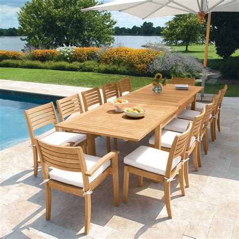 Country Casual Teak Outdoor Dining Outdoor Dining Set Patio Dining