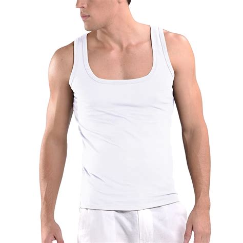 Fashion Mens Tank Tops Cotton Brand Sleeveless Undershirts For Male Bodybuilding Tank Tops In