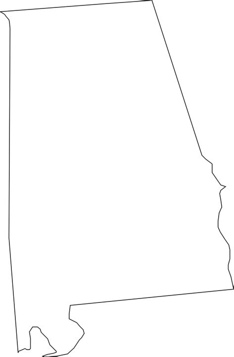 Alabama Estado Mapa Gráficos Vectoriales Gratis En Pixabay Pixabay