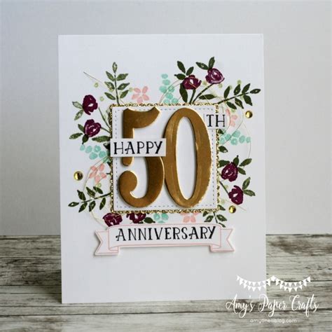 Diy Anniversary Cards Pinterest Handmade Ruby 40th Wedding
