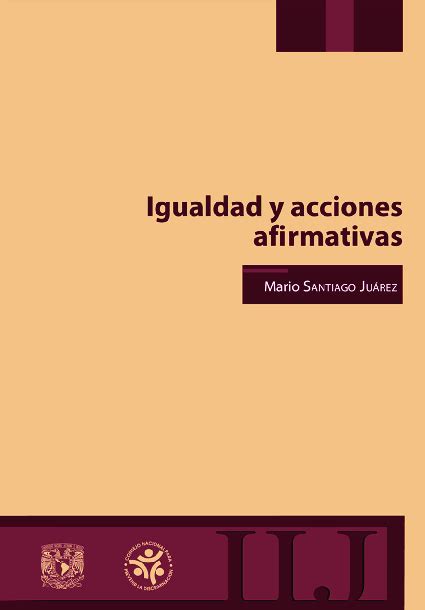 Pdf Igualdad Y Acciones Afirmativas Ax Mario Santiago Juárez